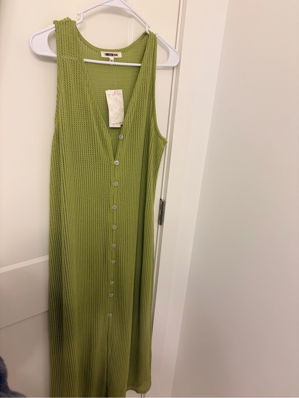 Woven Button-Front cover up